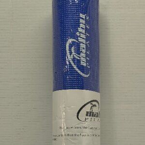 Vintage 100%  PVC Malibu Pilates Yoga Mat Never Opened Blue